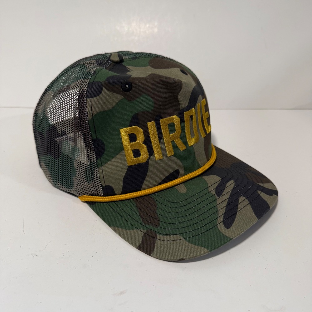 Birdwell Mens Trucker Hat OS Camo Excellent Birdie Embroidered Snapback Cap